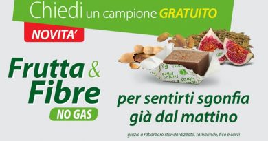 Campione omaggio integratore frutta e fibre no gas Ortis Campione omaggio integratore frutta e fibre no gas Ortis